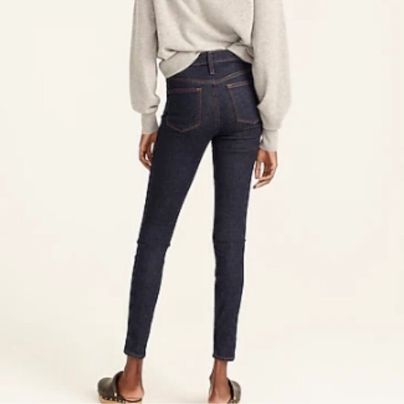 J. Crew 9" mid-rise toothpick jean in Classic Rinse wash - Picture 2 of 8